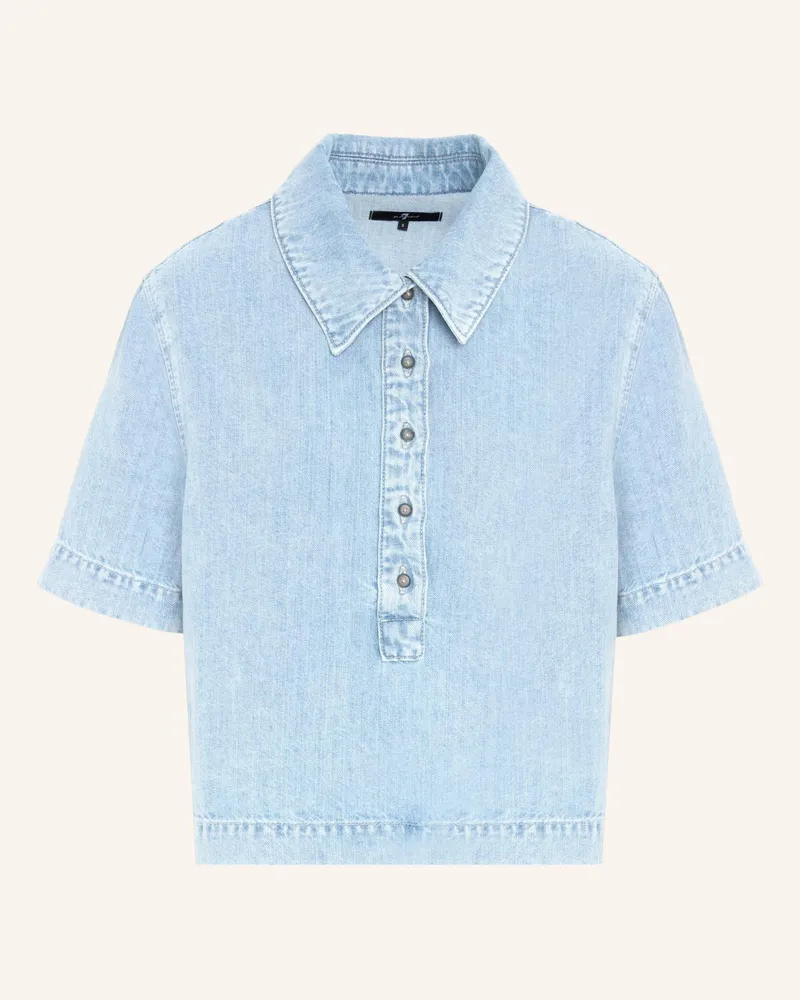 7 for all mankind Denim POLO Blau