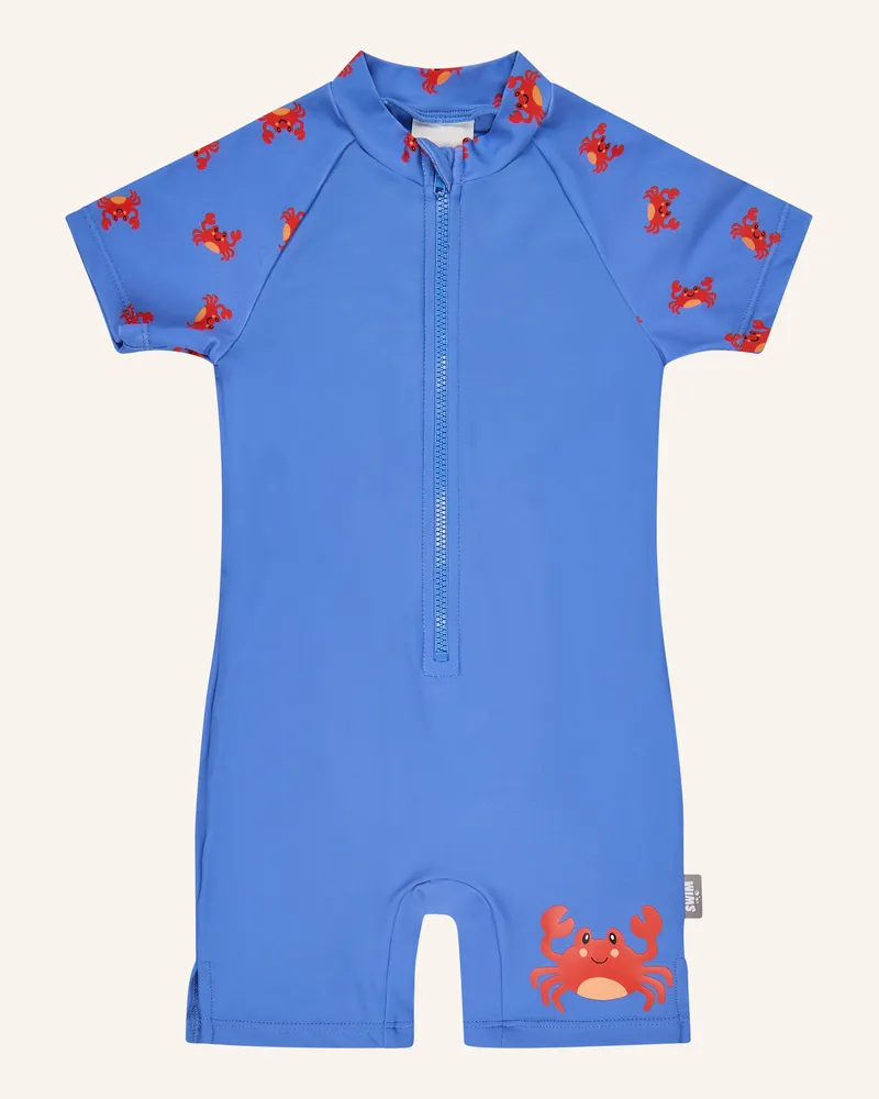 Sterntaler Schwimmanzug Krabbe blau Blau