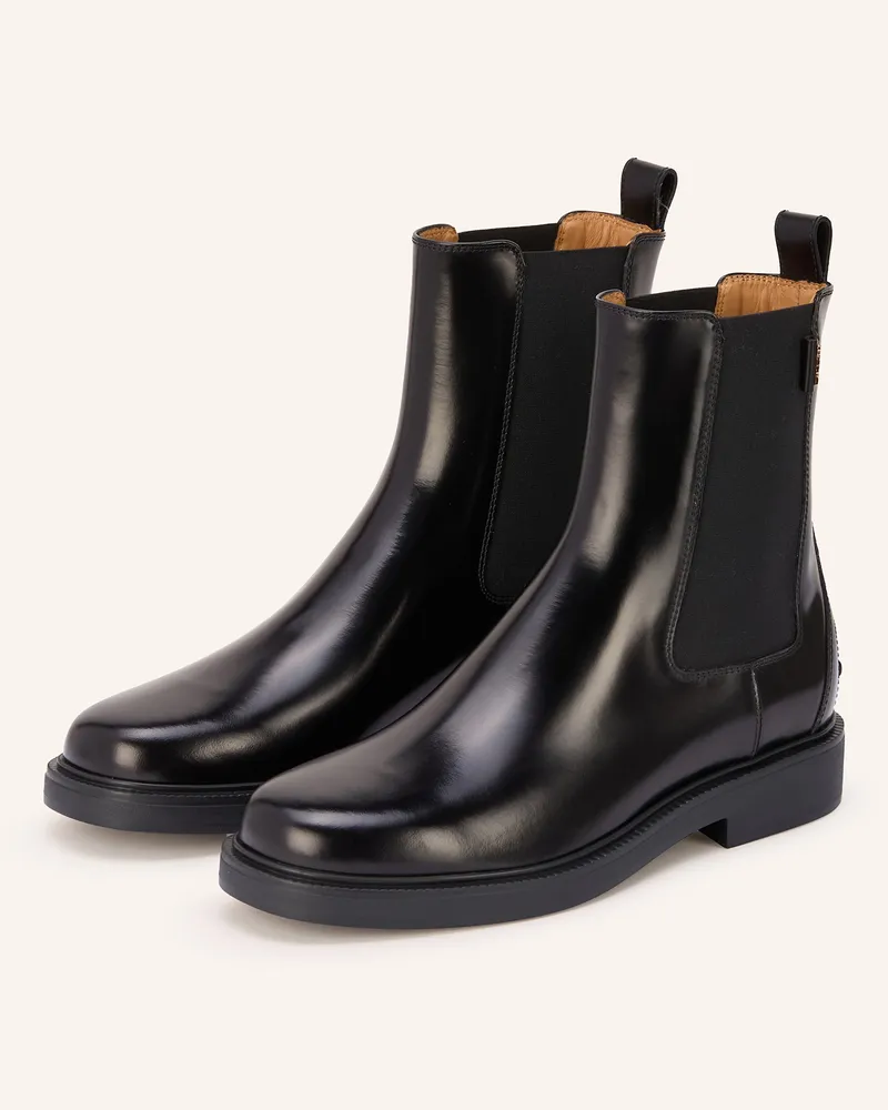 TOD'S Chelsea-Boots schwarz Schwarz