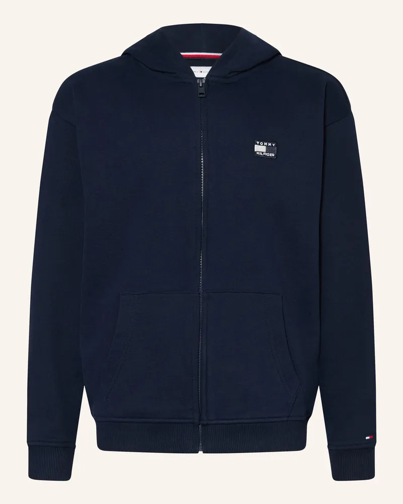 Tommy Hilfiger Sweatjacke blau Dunkelblau