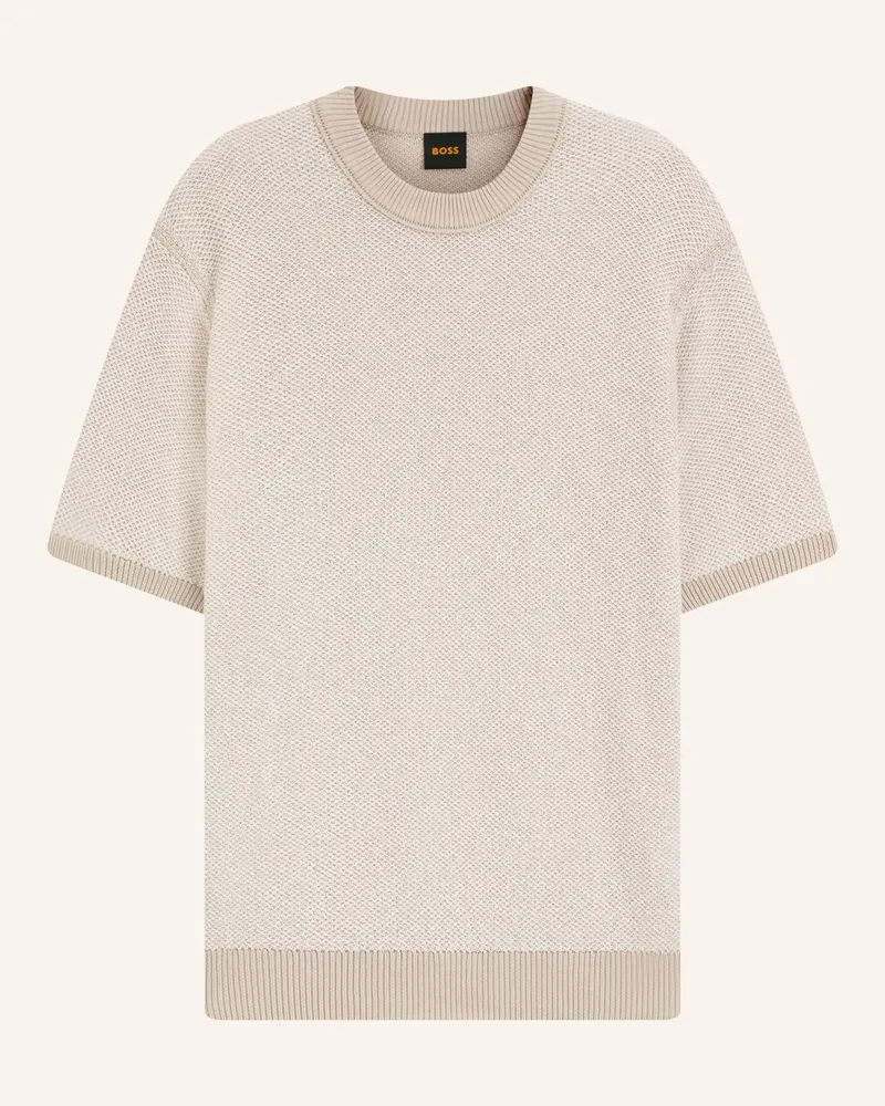 HUGO BOSS Strickshirt KANTONIO Grau