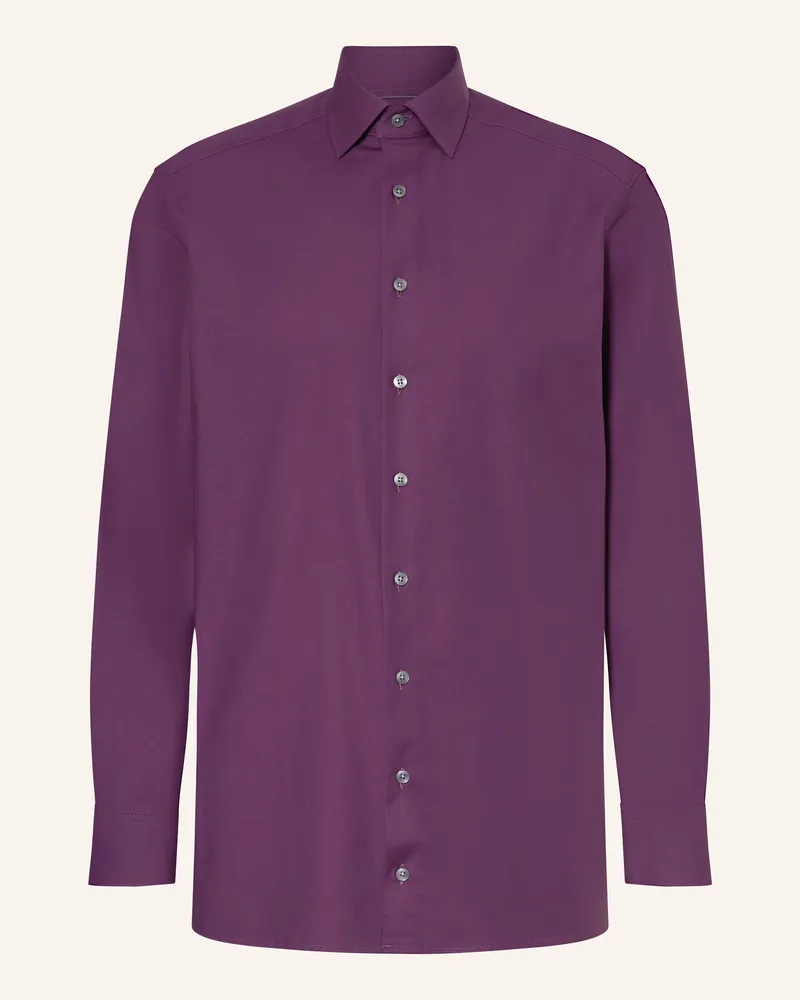 Olymp Hemd Luxor comfort fit Dunkellila