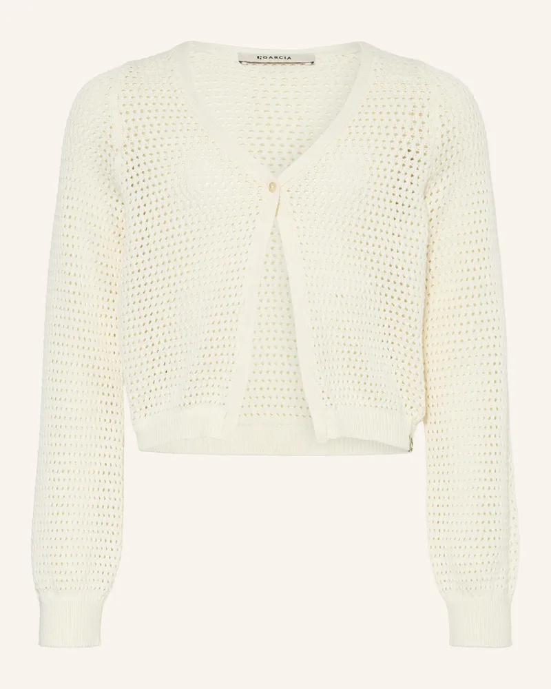 Garcia Jeanswear Strickjacke Ecru