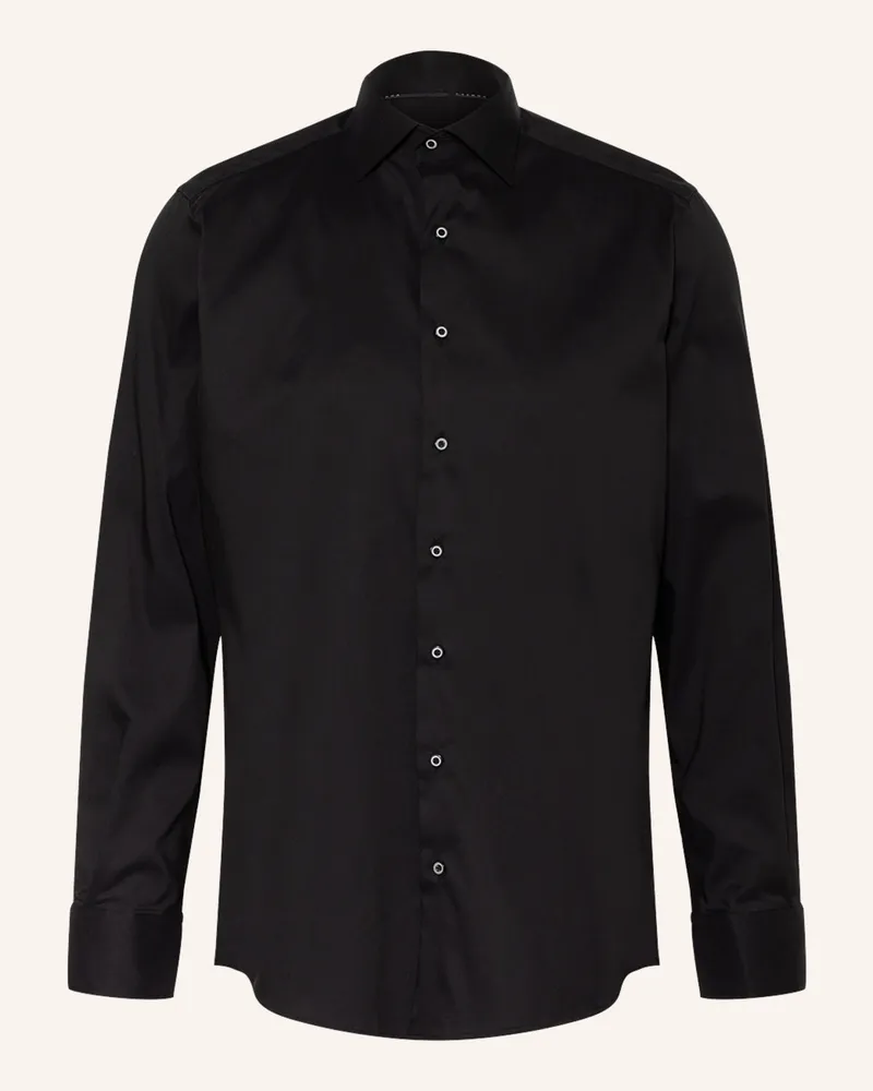 Eterna Hemd Modern Fit Schwarz