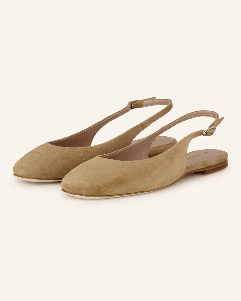 lilienfels Slingballerinas Braun
