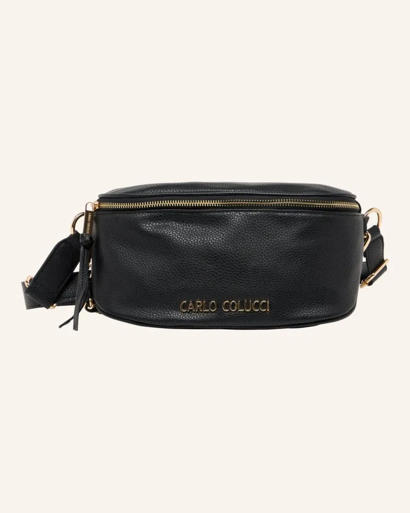 Carlo Colucci Slingbag Doldi schwarz Schwarz