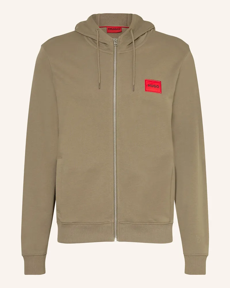 HUGO BOSS Sweatjacke Daple beige Khaki