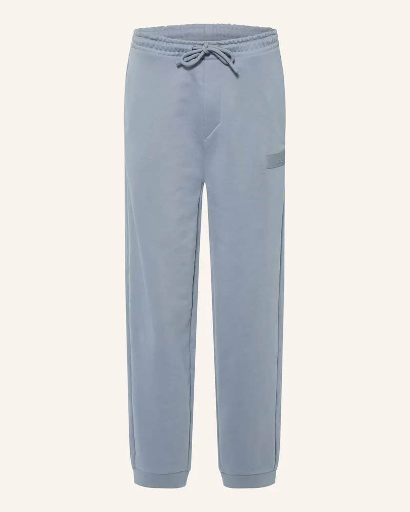 HUGO BOSS Sweatpants Long blau Grau