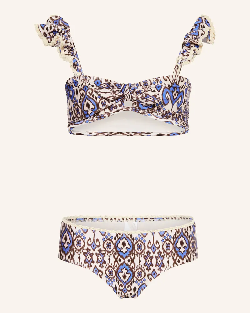 Zimmermann Bustier-Bikini WYLIE Beige