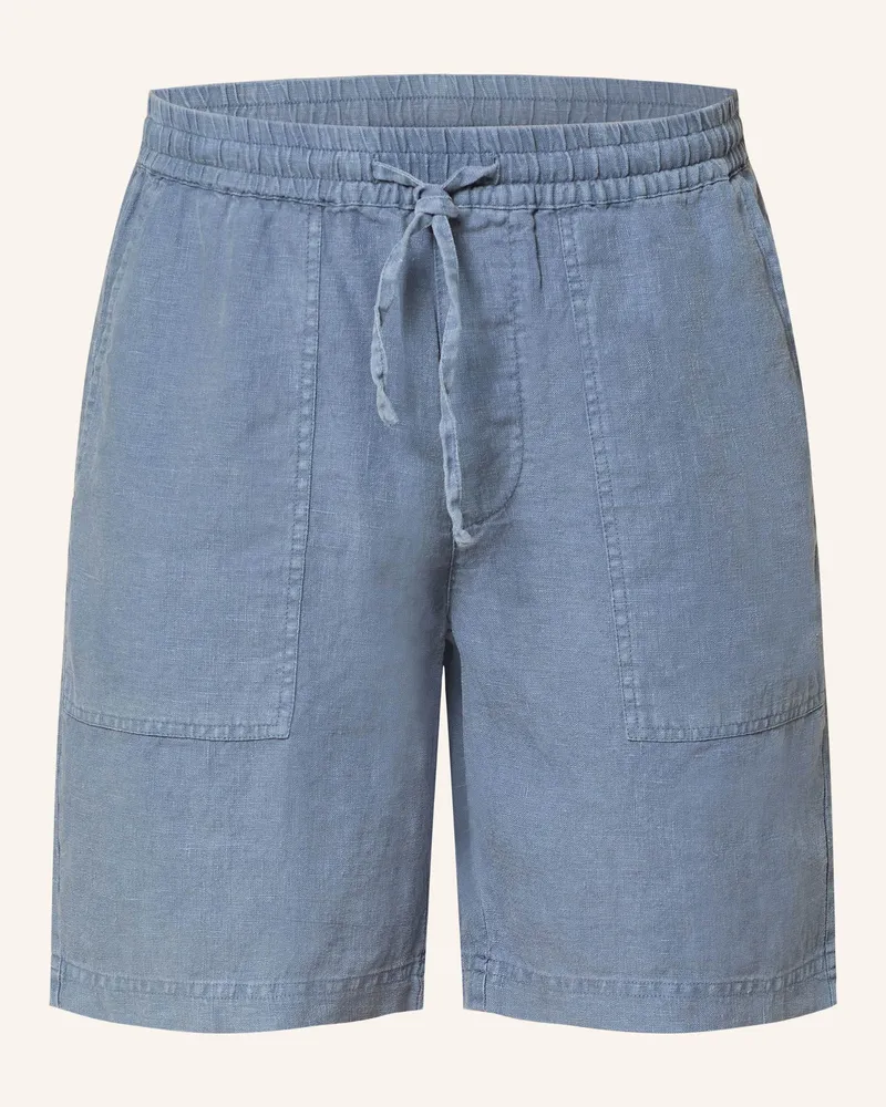 ECOALF Leinenshorts MUSY Regular Fit Blaugrau