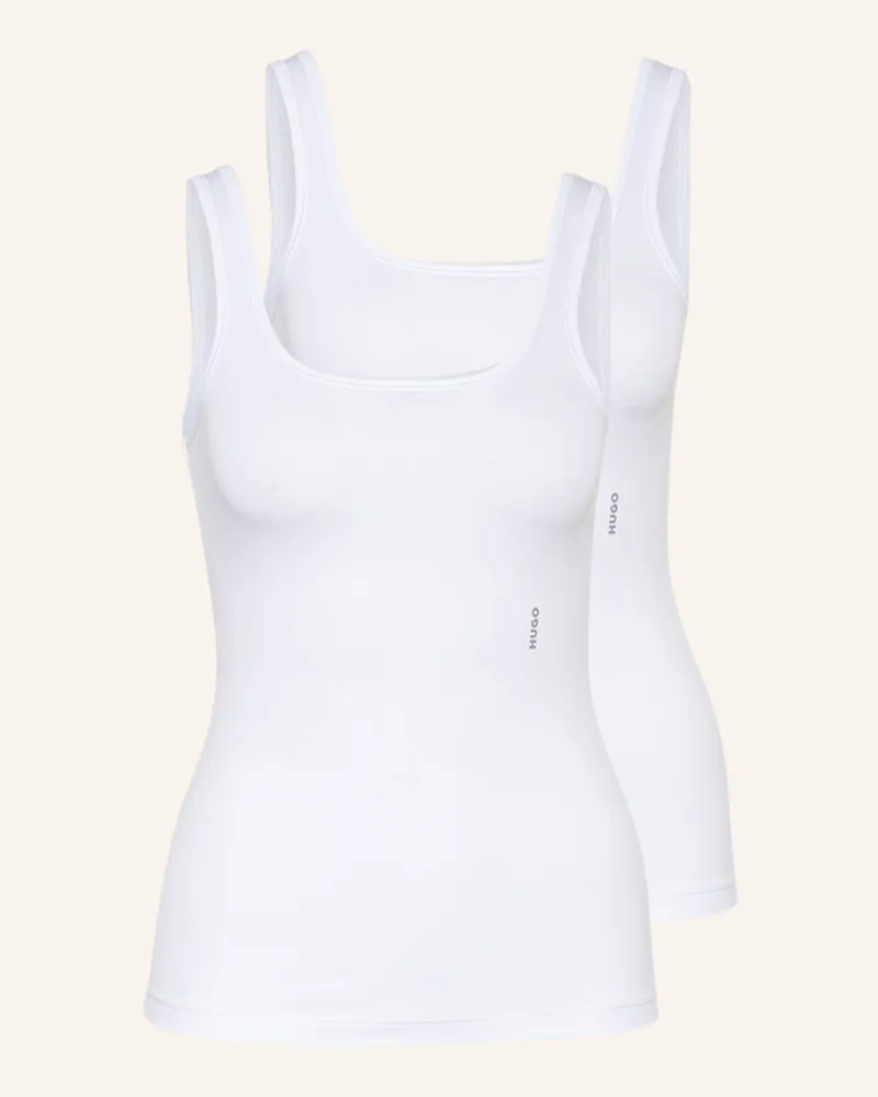 HUGO BOSS 2er-Pack Tops Weiss