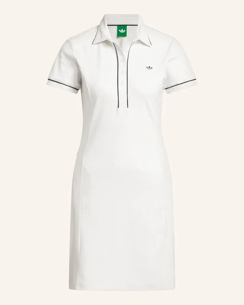 adidas Piqué-Polokleid ORIGINALS Creme
