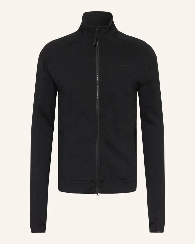 Knowledge Cotton Apparel Midlayer-Jacke CLEAVER WOOL 320 aus Merinowolle Schwarz