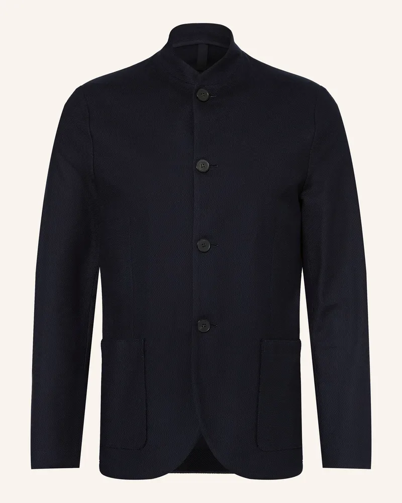Harris Wharf London Piqué-Sakko Regular Fit Dunkelblau