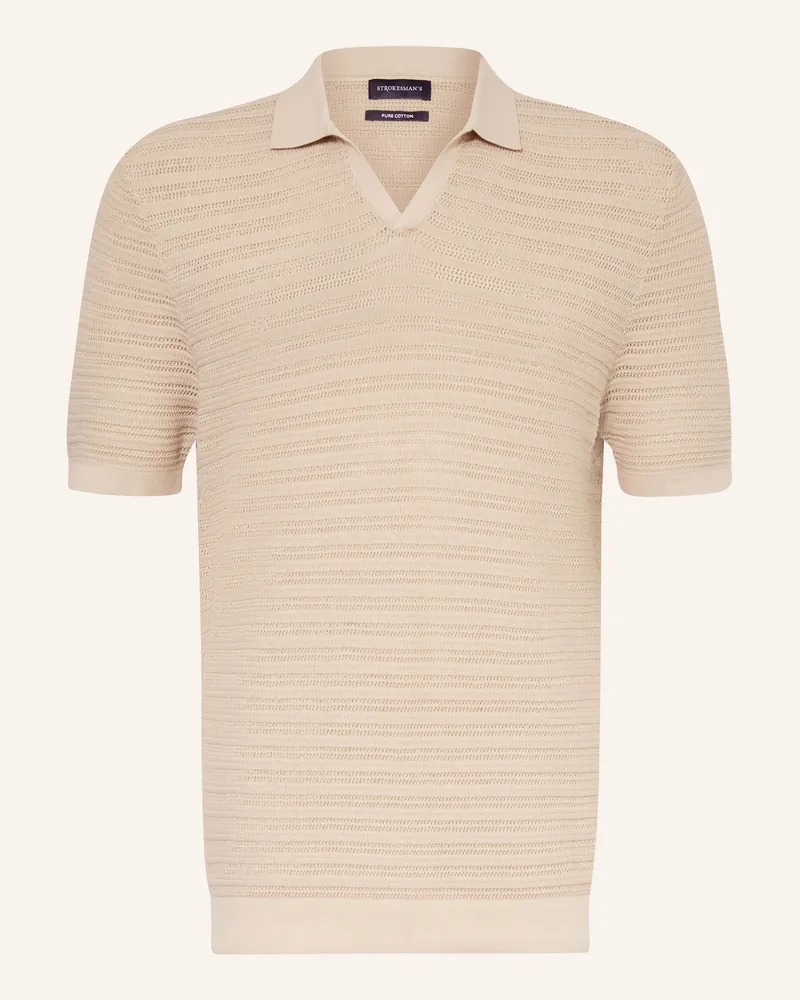 Strokesman's Strokesman Strick-Poloshirt beige Beige