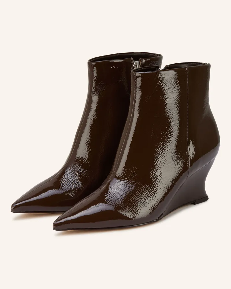 CARRANO Lackstiefeletten braun Braun
