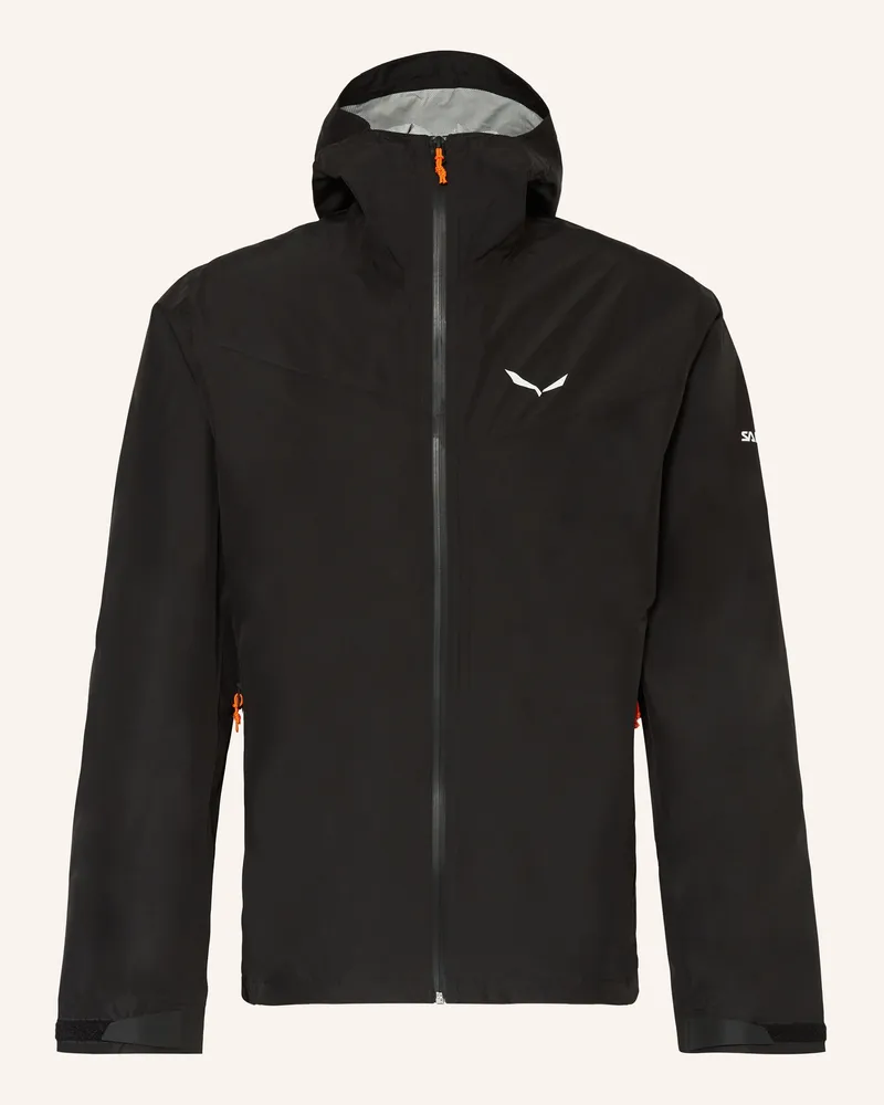 Salewa Regenjacke Puez Aqua Powertex schwarz Schwarz