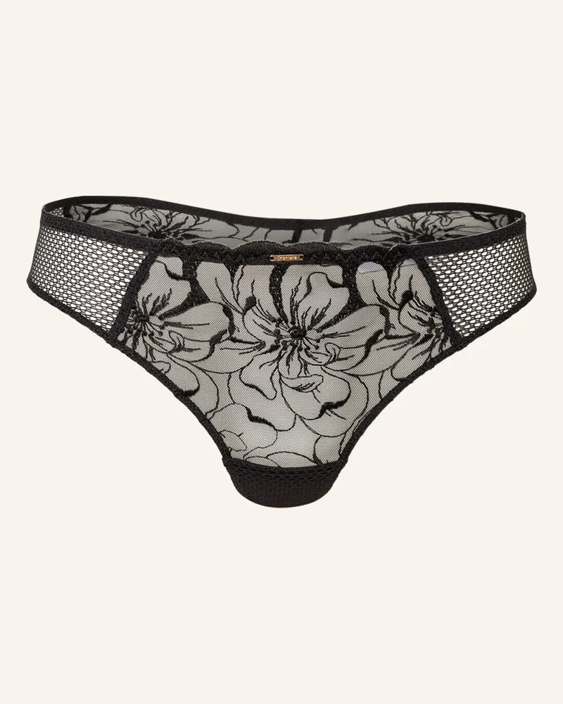 Chantelle String Fleurs schwarz Schwarz