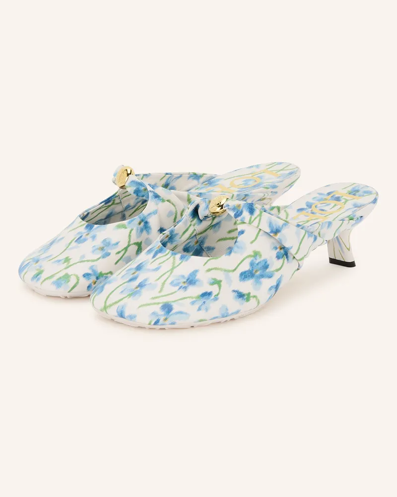 Loewe Mules PEBBLE Weiss