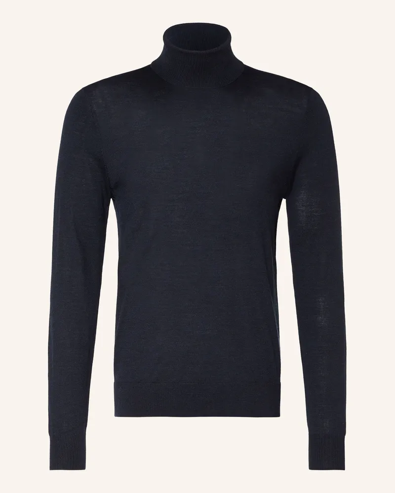 Tiger of Sweden Rollkragenpullover Nevile Aus Merinowolle blau Dunkelblau