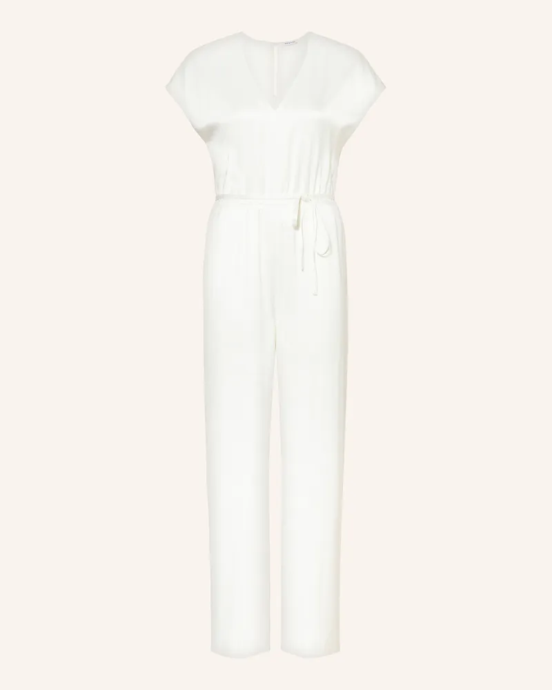 Mrs & HUGS Satin-Jumpsuit Weiss
