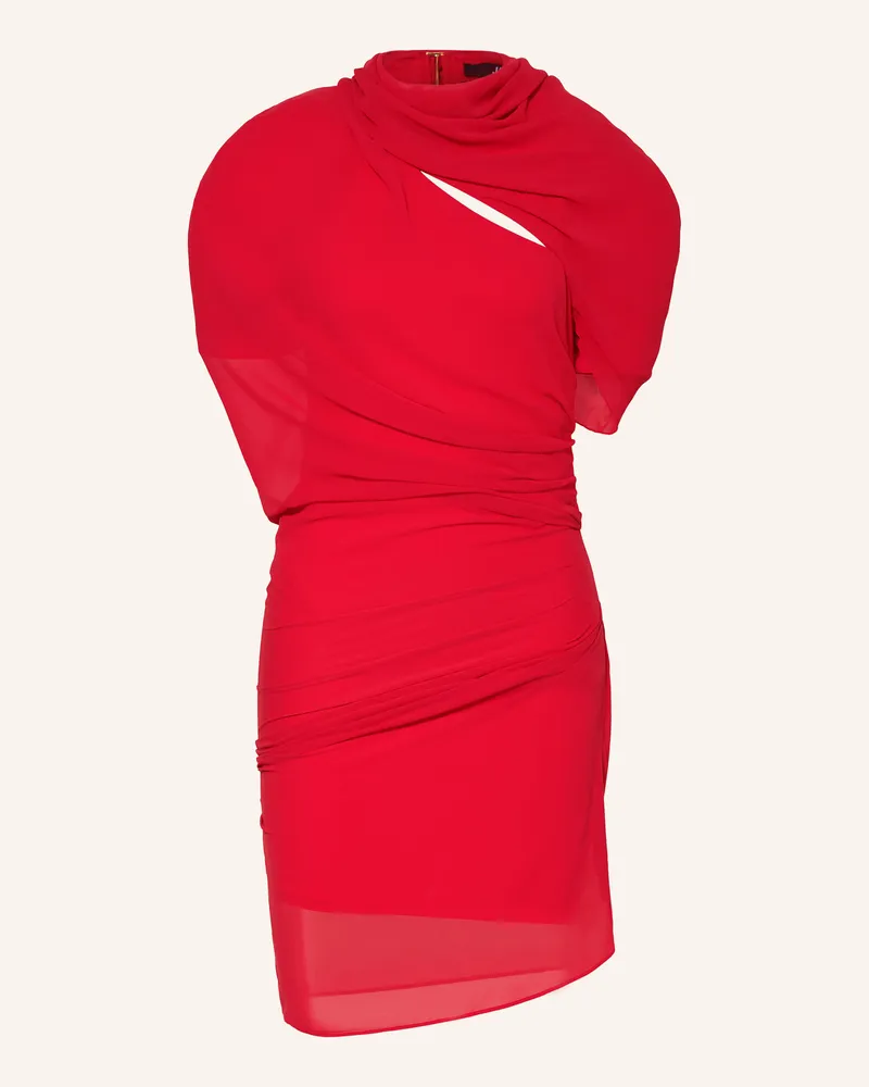 Jacquemus Cocktailkleid CASTAGNA mit Cut-outs Rot
