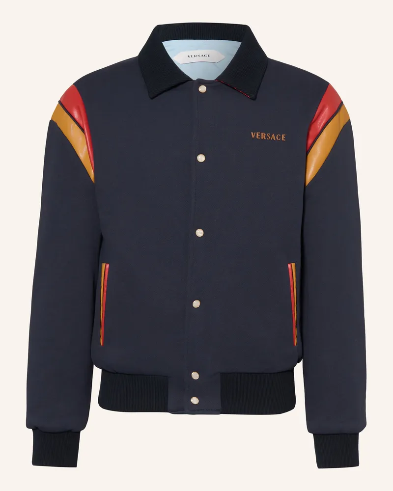 Versace Blouson blau Dunkelblau