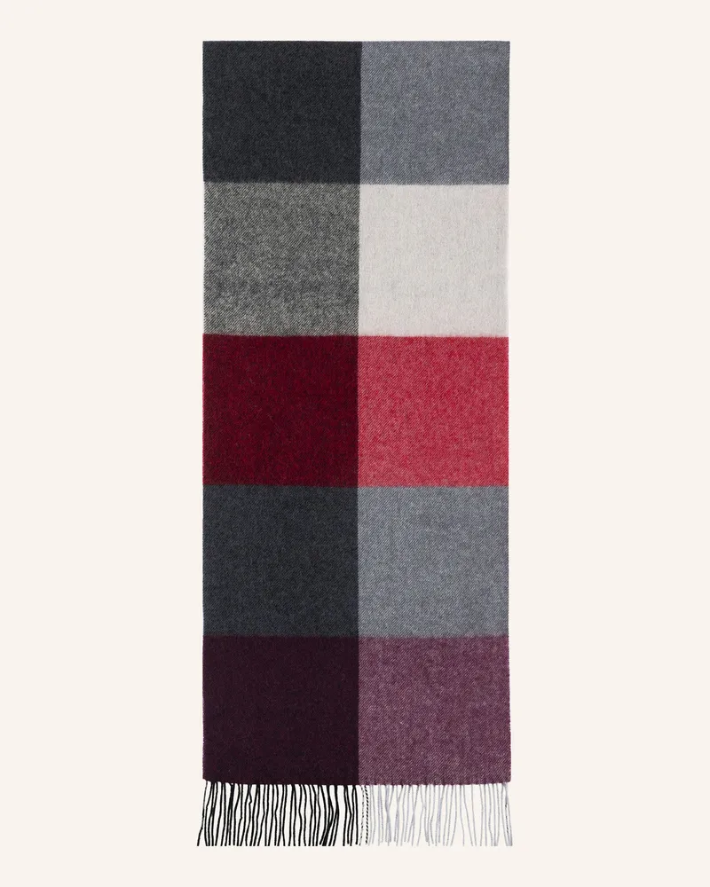 Roeckl Schal COLOURED SQUARES Rot