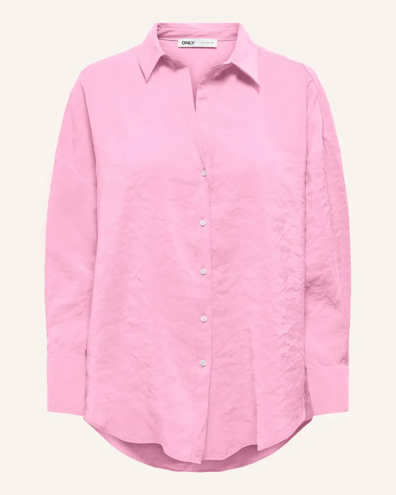 only Hemdbluse pink Rosa