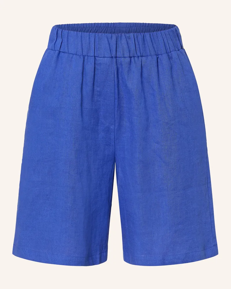 Darling Harbour Leinenshorts blau Royal