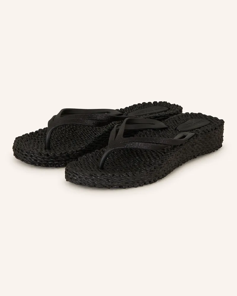 Ilse Jacobsen Zehentrenner Cheerful schwarz Schwarz