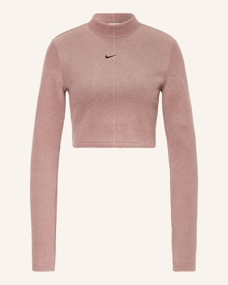 Nike Cropped-Shirt SPORTSWEAR PHOENIX PLUSH Altrosa