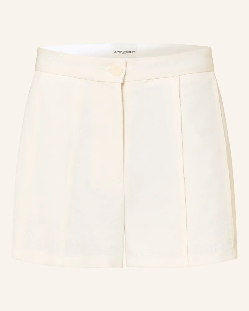 Claudie Pierlot Shorts weiss Ecru