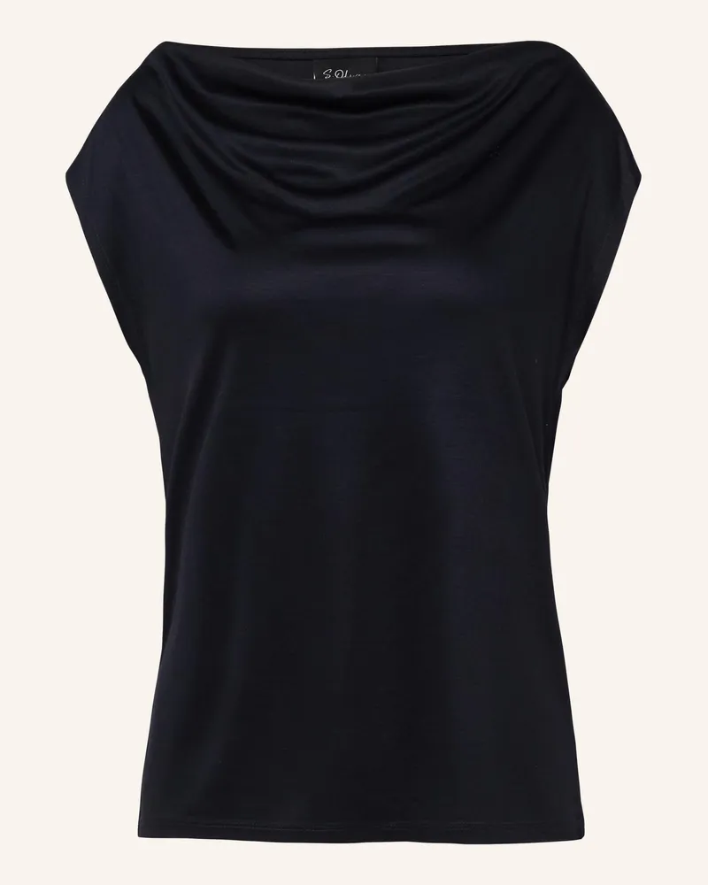 S.Oliver T-Shirt blau Blau