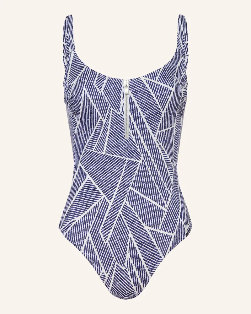 Lidea Badeanzug Indigo Grid blau Dunkelblau
