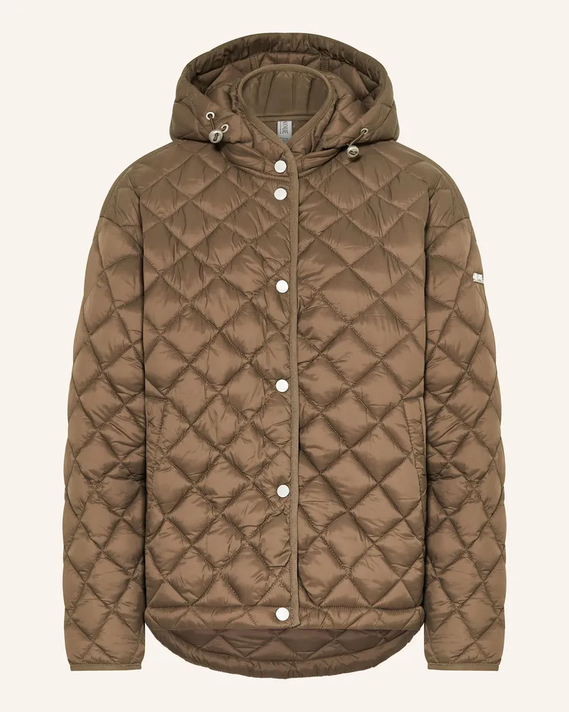 cinque Steppjacke Ciphil Mit Abnehmbarer Kapuze gruen Khaki