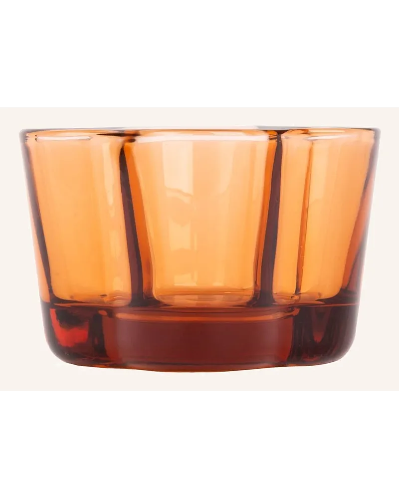 iittala Teelichthalter ALVAR AALTO Orange