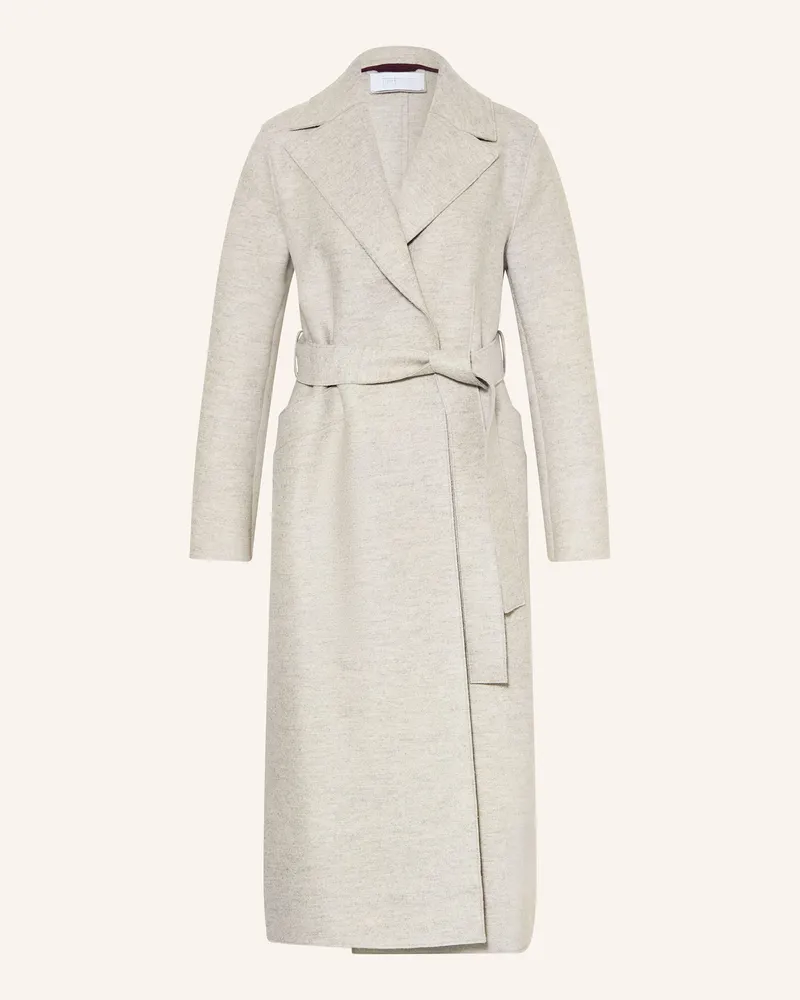 Harris Wharf London Wollmantel grau Hellgrau