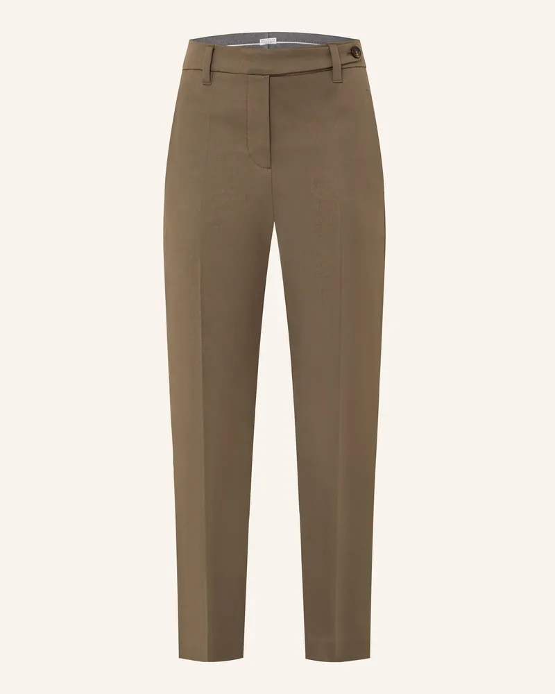 Brunello Cucinelli Hose Braun