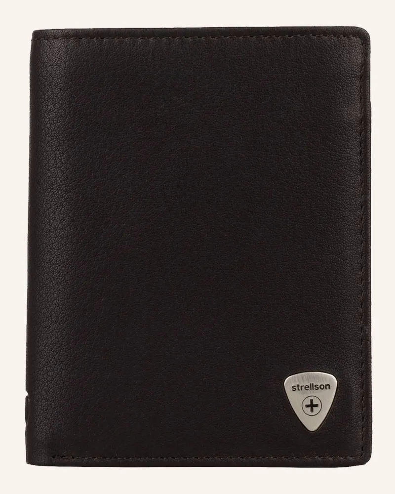 Strellson Geldbörse Harrison braun Dunkelbraun