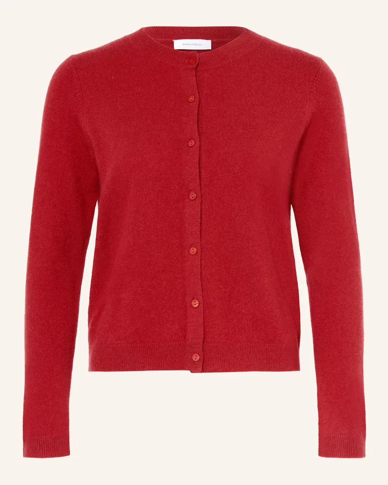 Darling Harbour Strickjacke Aus Cashmere rot Brick