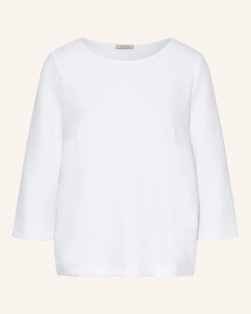 lilienfels Shirt mit 3/4-Arm Weiss