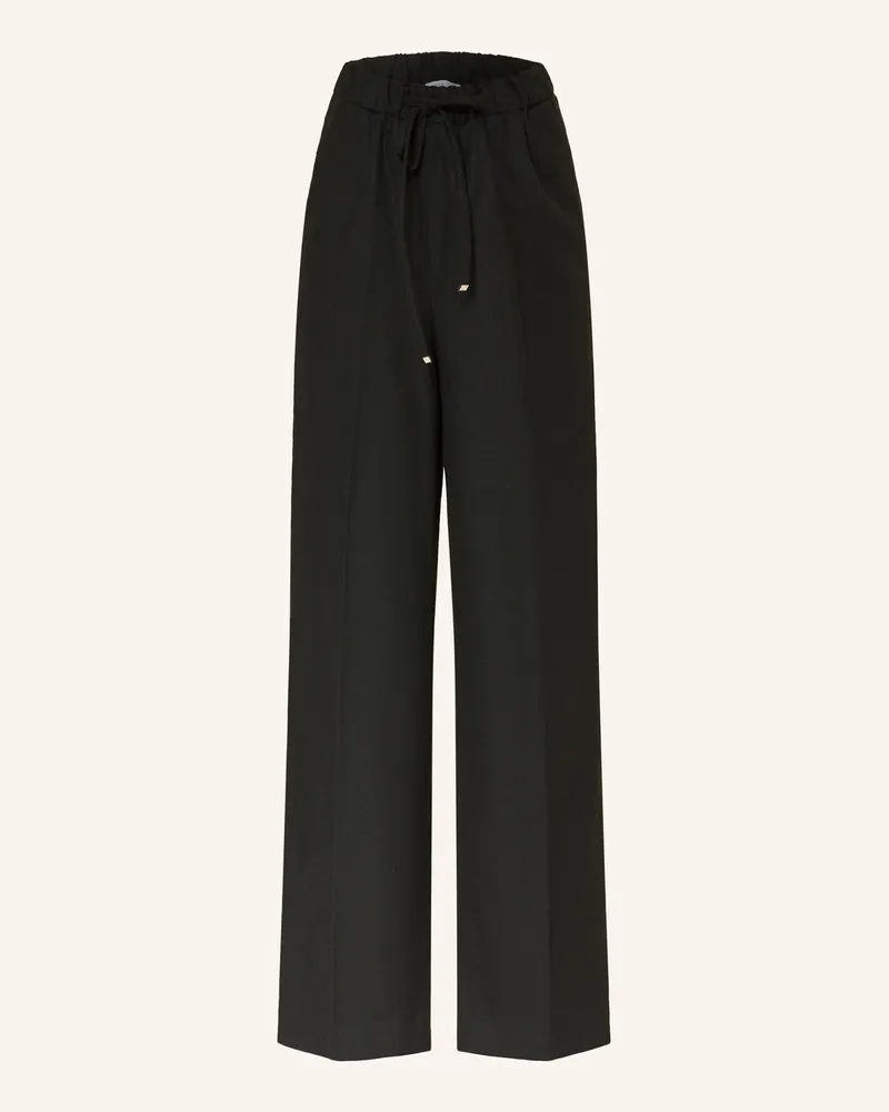 Mrs & HUGS Hose Im Jogging-Stil schwarz Schwarz