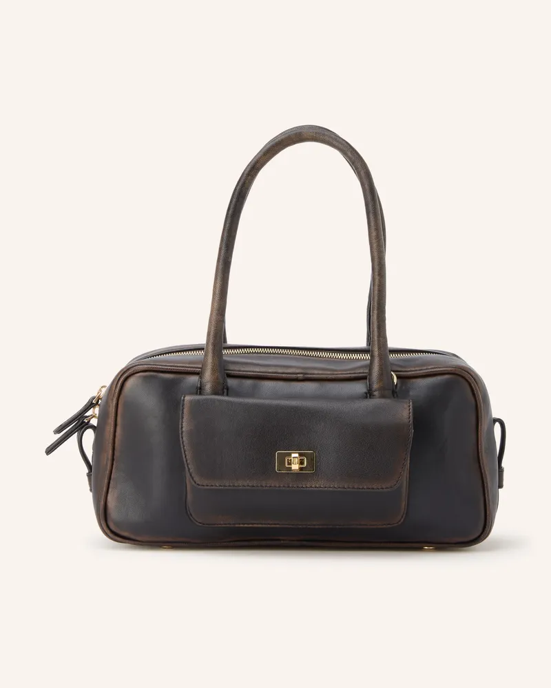 Sandro Handtasche braun Schwarz