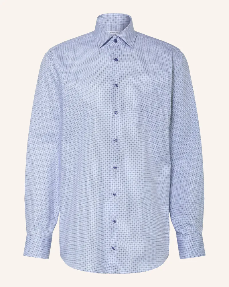 Seidensticker Hemd Comfort Fit blau Dunkelblau
