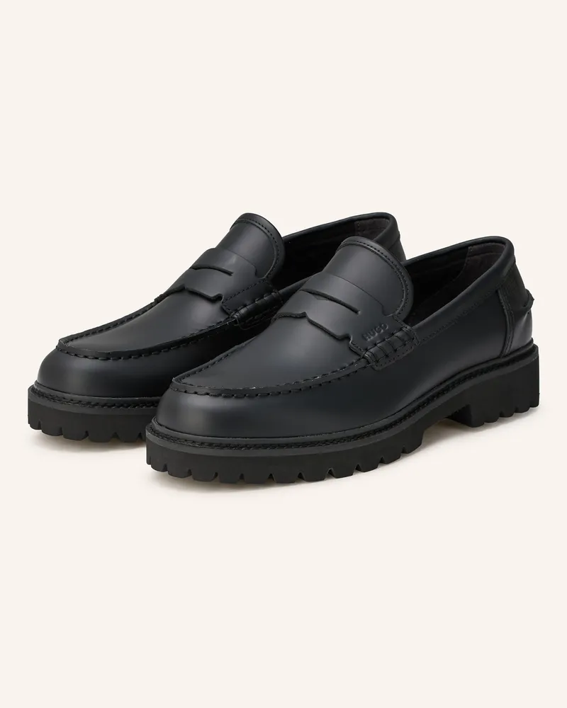 HUGO BOSS Penny-Loafer DRAVEN Schwarz