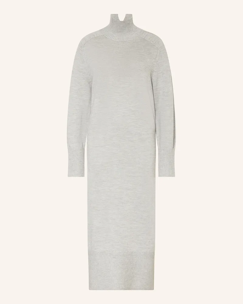 HUGO BOSS Strickkleid FAGLIATELLE Hellgrau