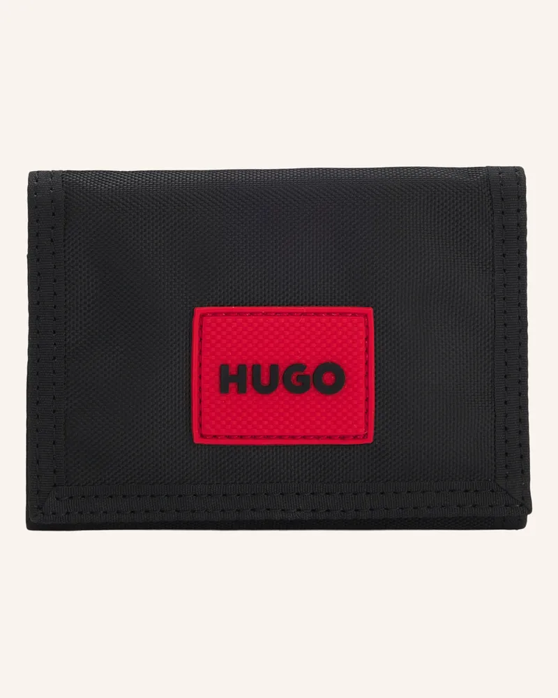 HUGO BOSS Kleine Leder-Geschenkset Gb_Nylon Multicard schwarz Schwarz