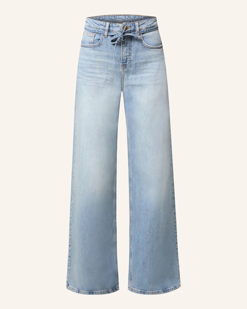 OPUS Wide Leg Jeans Miva blau 70229
