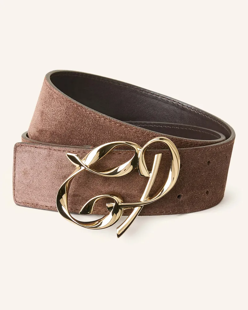 Claudie Pierlot Ledergürtel braun Hellbraun